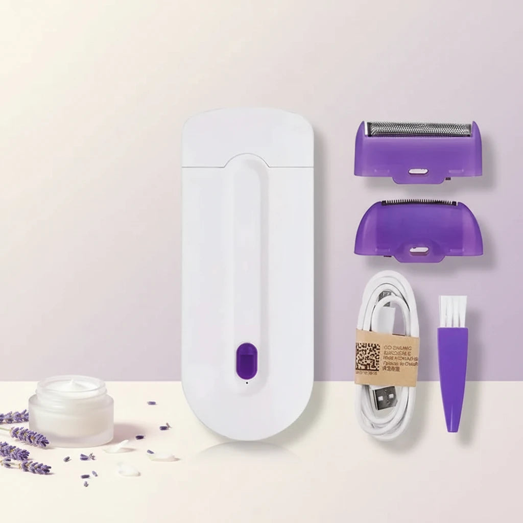 Rasoir Électrique Féminin | Épilation Douce Visage, Aisselles & Bikini