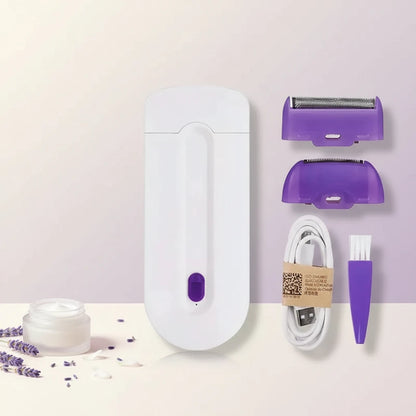 Rasoir Électrique Féminin | Épilation Douce Visage, Aisselles & Bikini